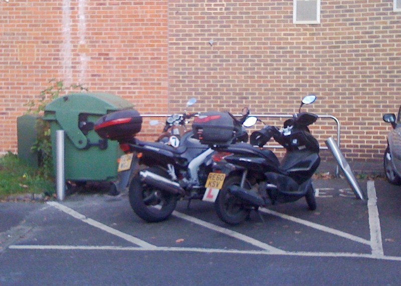Motorcycle Parking Bay in Wokingham